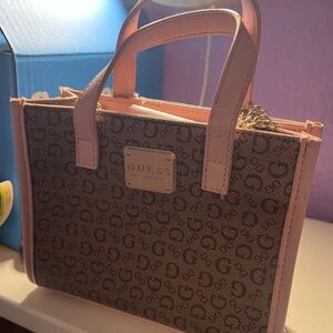 Limited edition GUESS Pink and Brown Travel Bag